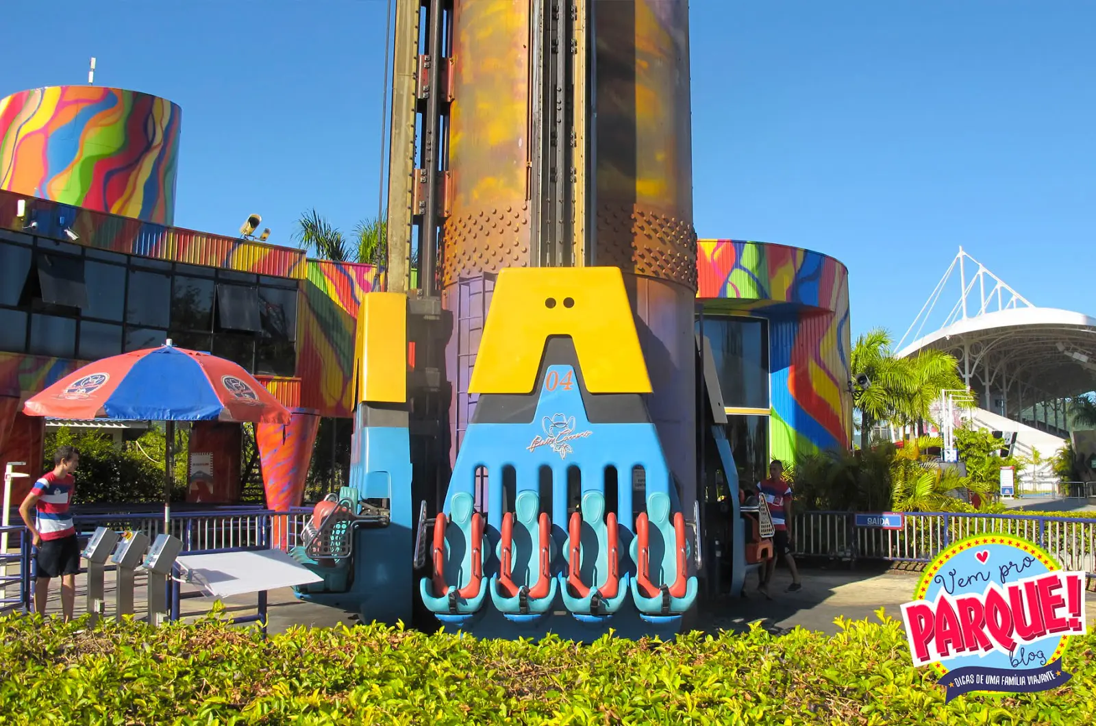 Big Tower: Maior torre de queda livre, Brasil