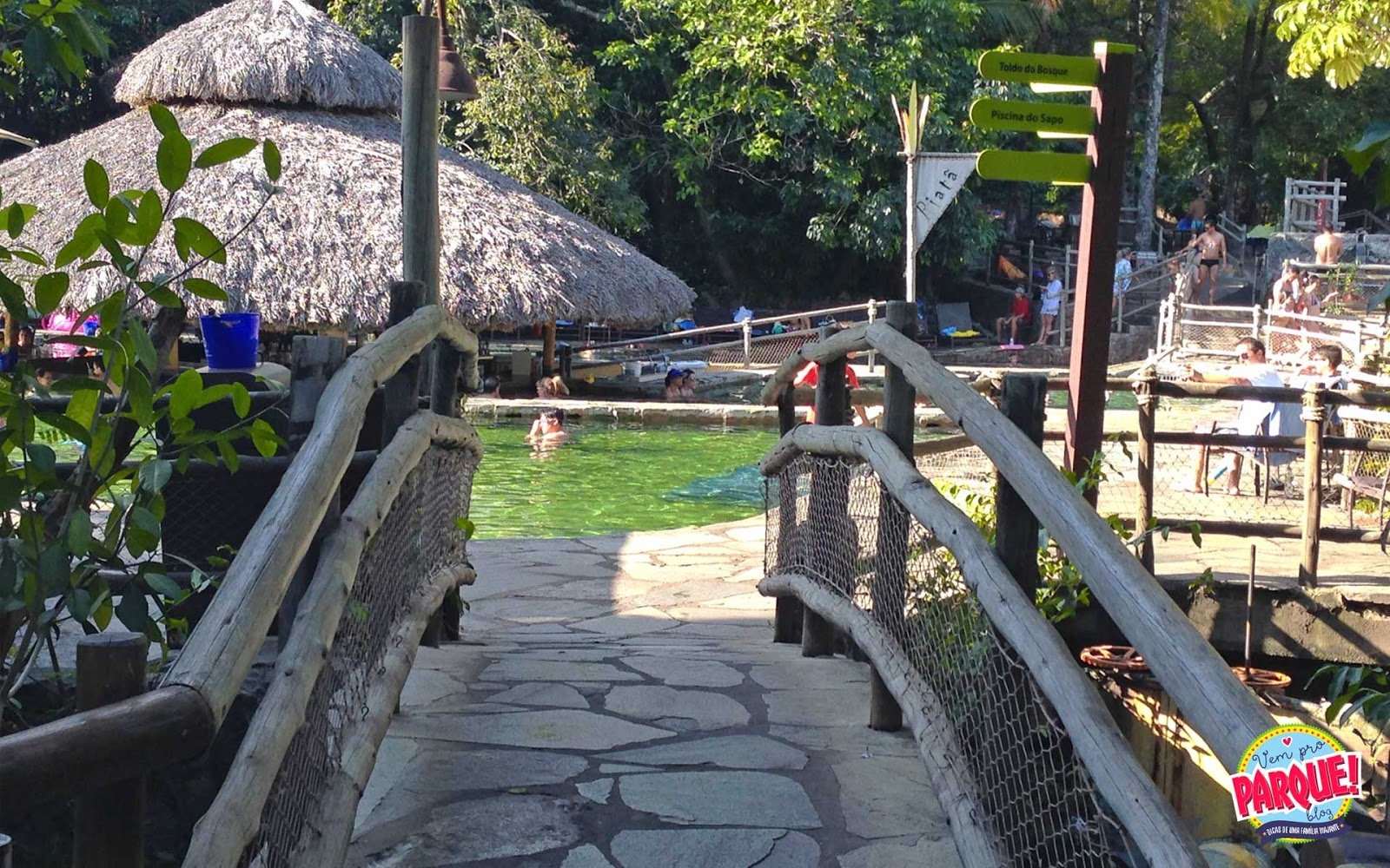 Quem aí adora aventura? Aqui no - Aguas Correntes Park