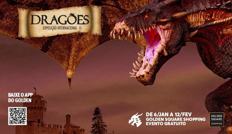 Dragões gigantes invadem São Bernardo do Campo em exposição gratuita