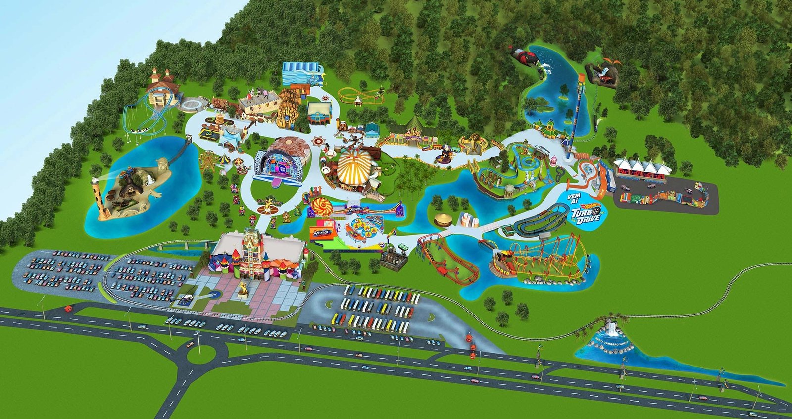 Mapa do Beto Carrero World