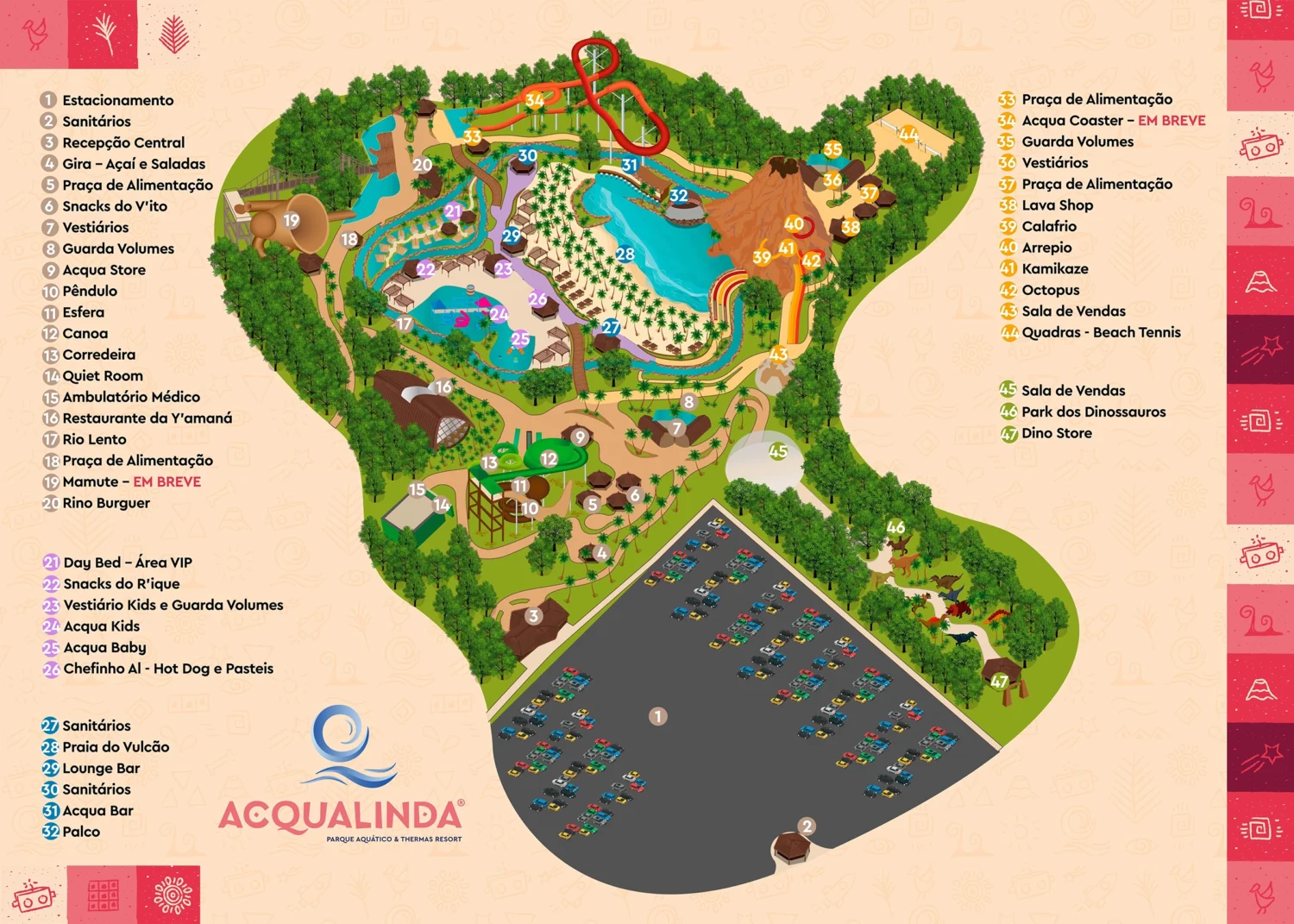 Mapa Thermas de Acqualinda