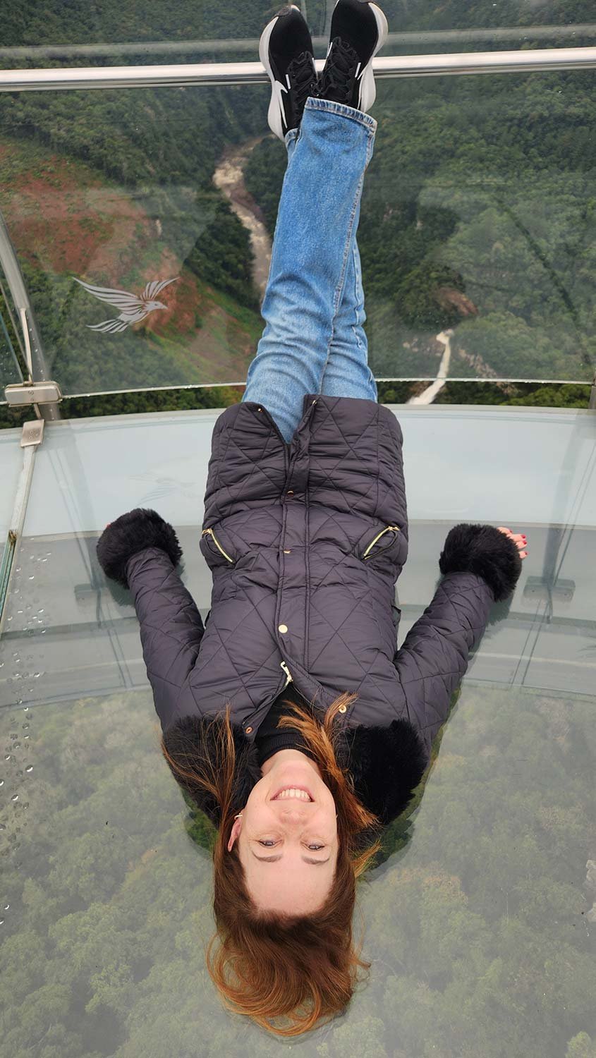 Skyglass Canela Plataforma de Vidro